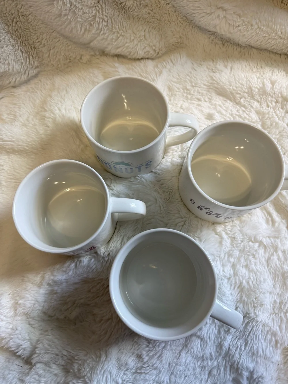 Target Room Essentials Novelty Mug Set of 4 V Strong Stay Grounded Porcelain